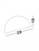 Plafoniera vintage 1 bec E27 GEA 9695315 NOVA LUCE