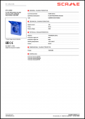 Priza incastrata schuko 2P+E 16A IP54 570.4062 SCAME