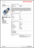 Priza pe fir monofazata 3 X 16A 200-250V IP44 313.1643 SCAME