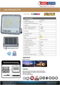 Proiector exterior led 100W 6400K IP65 MARGAY-100S Horoz