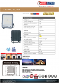 Proiector exterior led 100W CCT IP65 PALLAS-100 Horoz
