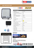 Proiector exterior led 100W IP65 6400K PALLAS-100S Horoz