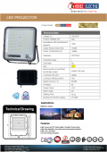 Proiector exterior led 200W IP65 6400K PALLAS-200S Horoz