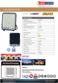 Proiector exterior led 200W IP65 CCT PALLAS-200 Horoz