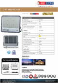 Proiector exterior led 300W 6400K IP65 MARGAY-300S Horoz