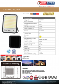 Proiector exterior led 300W IP65 CCT PALLAS-300 Horoz