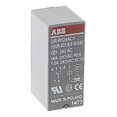 Releu conectabil miniatural 16A 1C/O 24V AC CR-P024AC1 ABB