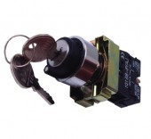 Selector 0-1 retinere cu cheie si un contact deschis ND 022-920010000