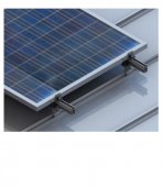 Sistem fixare 4 panouri fotovoltaice acoperis inclinat tabla cutata