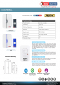 Sonerie wireless 36 melodii 230V AC NERO-230