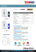 Sonerie wireless 36 melodii 4.5V DC NERO-DC