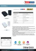 Sonerie wireless 36 melodii 4.5V DC ROLLAND-D