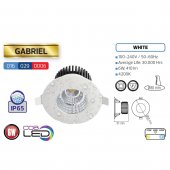 Spot incastrat baie led 6W IP65 Gabriel HOROZ