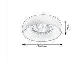 Spot incastrat GU10 LUIZA 73042 Rabalux