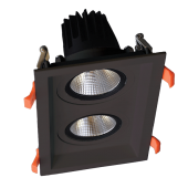 Spot incastrat LED 2X30W 3000K 92DL82F6030/BL ELMARK