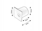 Spot incastrat led 3W BOVEN 71170 Rabalux