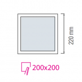 Spot incastrat LED SMD 24W CCT ALEXIS-24SQ HOROZ
