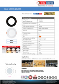 Spot incastrat LED SMD 9W CCT ALEXIS-9 HOROZ