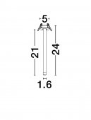 Spot incastrat led 4W STILVI 9232144 Nova Luce