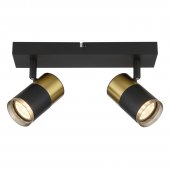 Spot/Plafoniera 2 becuri GU10 BRISBON 57850-2 Globo