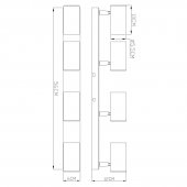 Spot/Plafoniera 4 becuri GU10 ROBBY 57911-4GO Globo