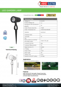 Stalp exterior led 12W IP65 OPTIC-12 Horoz
