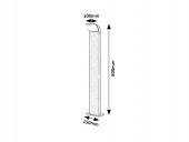 Stalp exterior led 9W HONK KONG 7167 Rabalux