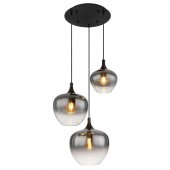 Suspensie 3 becuri E27 MAXY 15548-3G Globo