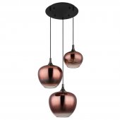 Suspensie 3 becuri E27 MAXY 15548-3HG Globo