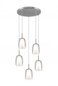 Suspensie 5 becuri E14 BARRET 317530506 Trio