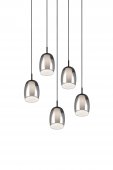 Suspensie 5 becuri E14 BARRET 317530554 Trio