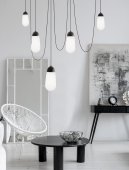 Suspensie 5 becuri E14 BLAKY 9092826 NOVA LUCE