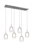 Suspensie 6 becuri E14 BARRET 317500606 Trio