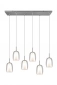 Suspensie 6 becuri E14 BARRET 317500606 Trio