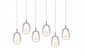 Suspensie 6 becuri E14 BARRET 317500606 Trio