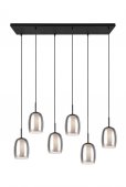 Suspensie 6 becuri E14 BARRET 317500654 Trio