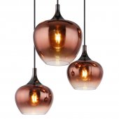 Suspensie 6 becuri E27 MAXY 15548-6HG Globo