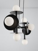 Suspensie 8 becuri G9 PIELO 9043307 NOVA LUCE