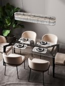 Suspensie clasica 7 becuri G9 BAROK 9006057 NOVA LUCE