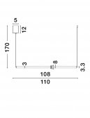 Suspensie LED 15W ATMOSFERA 9236405 NOVA LUCE