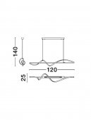 Suspensie led 26W GEMMA 9001094 Nova Luce