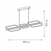 Suspensie led 36W KOSKA KL140092 Klausen