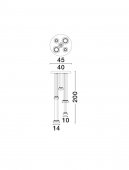 Suspensie led 40W JAILYN 9236103 Nova Luce