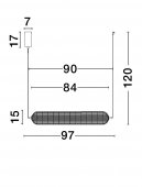 Suspensie LED 40W KLELIA 9236396 NOVA LUCE
