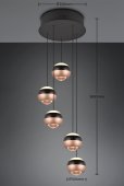 Suspensie led 40W ORBIT 344430532 Trio