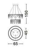 Suspensie led 41W STELAR 9186968 NOVA LUCE