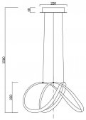 Suspensie led 52W VARIANA ALPL-52W-NW-VAR Avide