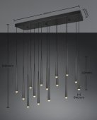 Suspensie led 57W CALA 354811532 Trio