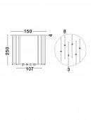 Suspensie LED 79W ATMOSFERA 9236408 NOVA LUCE