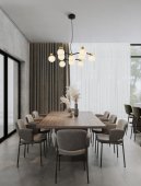 Suspensie moderna 10 becuri G9 OVALINO 9620161 NOVA LUCE